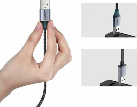 Ugreen US290 0.5m Braided USB 2.0 to micro USB Cable (60145)