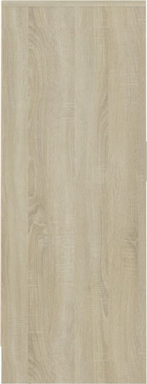 Ξύλινη Παπουτσοθήκη με 6 Ράφια Sonoma Δρυς Μ60xΠ35xΥ92cm