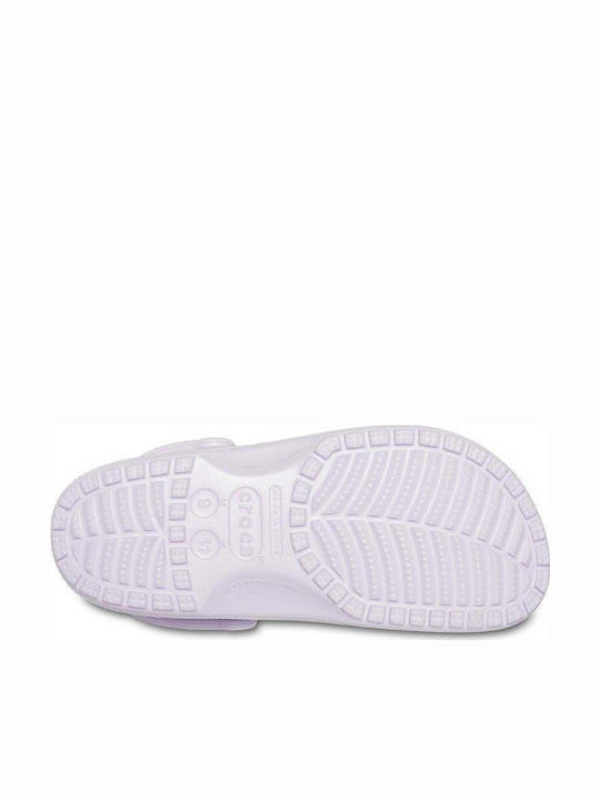 Crocs Classic Ανατομικά Σαμπό Μωβ