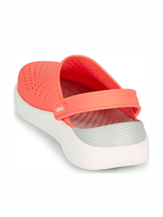 Crocs Literide Γυναικεία Ανατομικά Σαμπό Ροζ