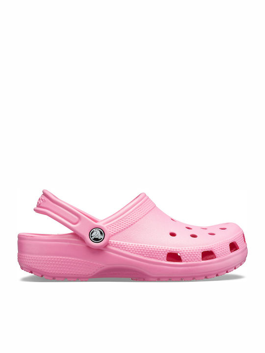 Crocs Classic Γυναικεία Παπούτσια Θαλάσσης Pink Lemonade