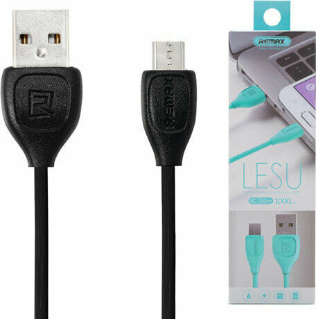 Remax Lesu RC-050m Regulär USB 2.0 auf Micro-USB-Kabel Schwarz 1m 1Stück