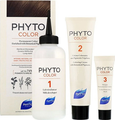 Phyto Phytocolor Βαφή Μαλλιών Χωρίς Αμμωνία 6.0 Ξανθό Σκούρο 50ml