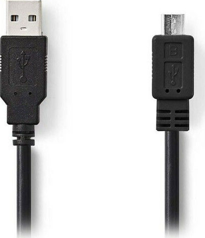 Nedis Regulat USB 2.0 spre micro USB Cablu Negru 0.5m (CCGP60500BK05) 1buc