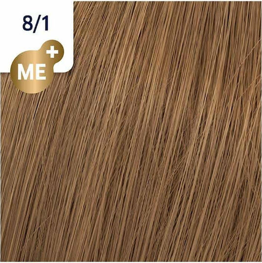 Wella Koleston Perfect Me+ Rich Naturals Βαφή Μαλλιών 8/1 Ξανθό Ανοιχτό Σαντρέ 60ml