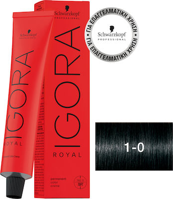 Schwarzkopf Igora Royal 1-0 Μαύρο 60ml