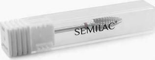 Semilac Freze pentru unghii cu roată de carbura de tungsten cu formă de con Roșu
