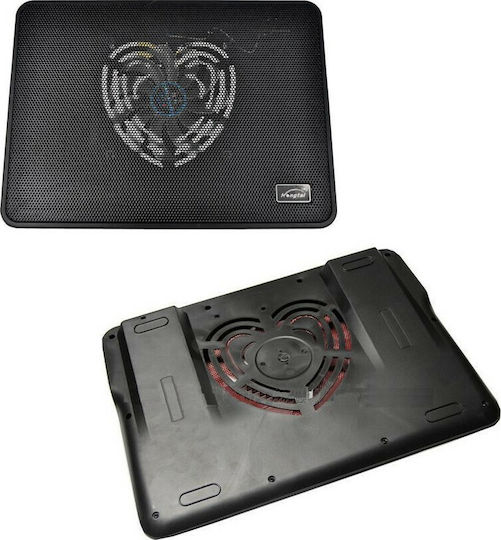 HZT2188 Cooling Pad for Laptop up to 16" with 1 Fan and Lighting