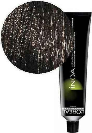 L'Oréal Professionnel Inoa Βαφή Μαλλιών Χωρίς Αμμωνία 4 Καστανό 60ml