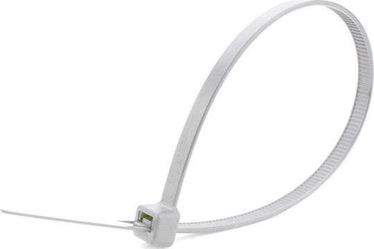 Sapiselco Cable Ties Plastic 430mm x 4.5mm in White Colour 100 pcs SEL.2.428