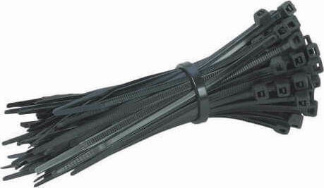 Sapiselco Plastic Cable Ties 160mmx2.5mm In Black Colour 100pcs SEL.3.204