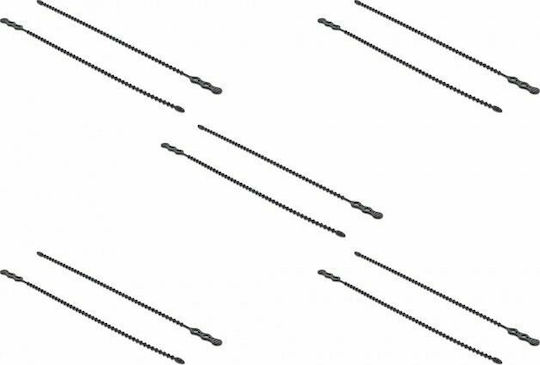 DeLock Πλαστικά Δεματικά Καλωδίων 310mmx4.5mm σε Μαύρο χρώμα (10τμχ) 18967