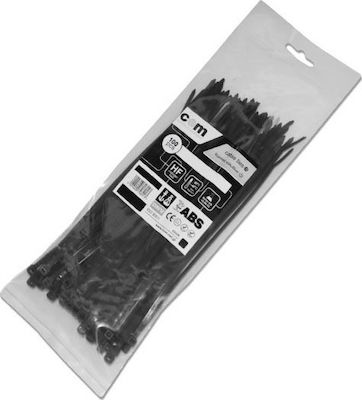 Com Dematoare de Cabluri 370x4.8mm Negru 100pcs 05.313