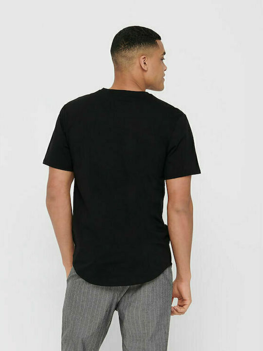 Only & Sons Men's Short Sleeve T-shirt Black