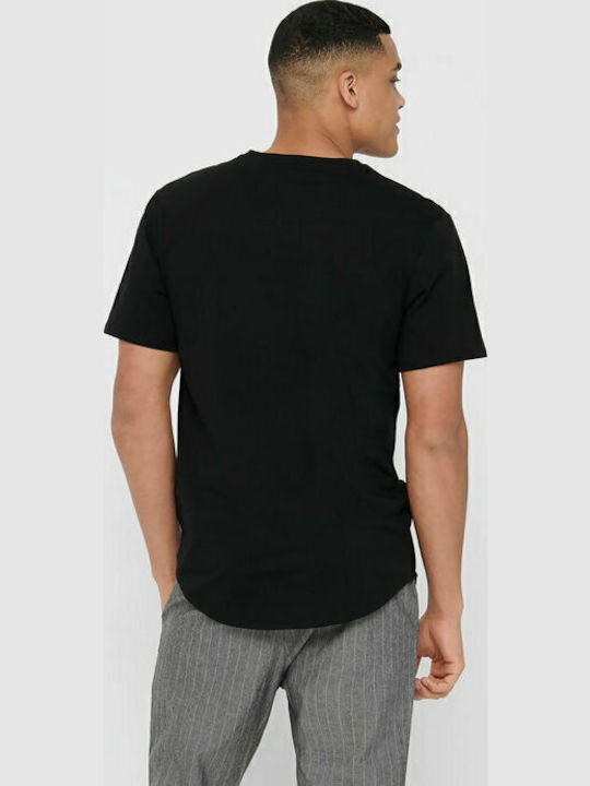 T-shirt Μαύρο