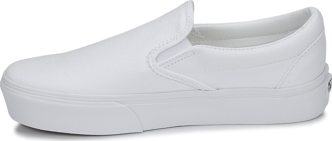 Vans Classic Platform Πάνινα Γυναικεία Slip-On σε Λευκό Χρώμα VN0A3JEZW00 |  Skroutz.gr