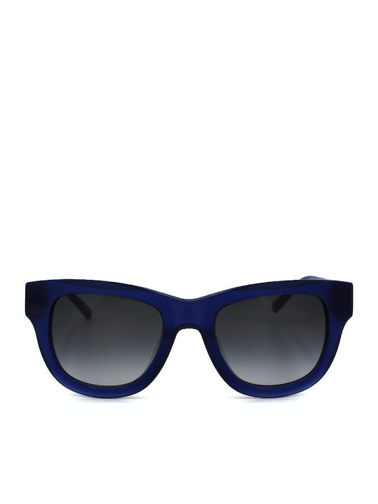 Missoni Women's Sunglasses with Blue Plastic Frame and Gray Gradient Lens MM660S 02