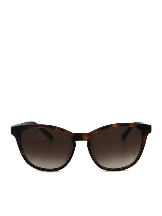 Missoni Women's Sunglasses with Brown Tartaruga Plastic Frame and Brown Gradient Lens MI874S 02