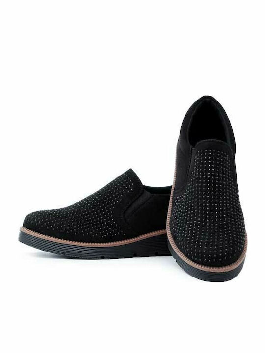 07/142 Slip-On-uri Anatomici Pentru Femei Negre