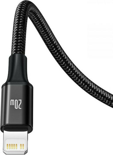 Baseus Rapid Series Braided USB to Lightning / Type-C / micro USB Cable 3A Μαύρο 1.5m (CAMLT-SC01)