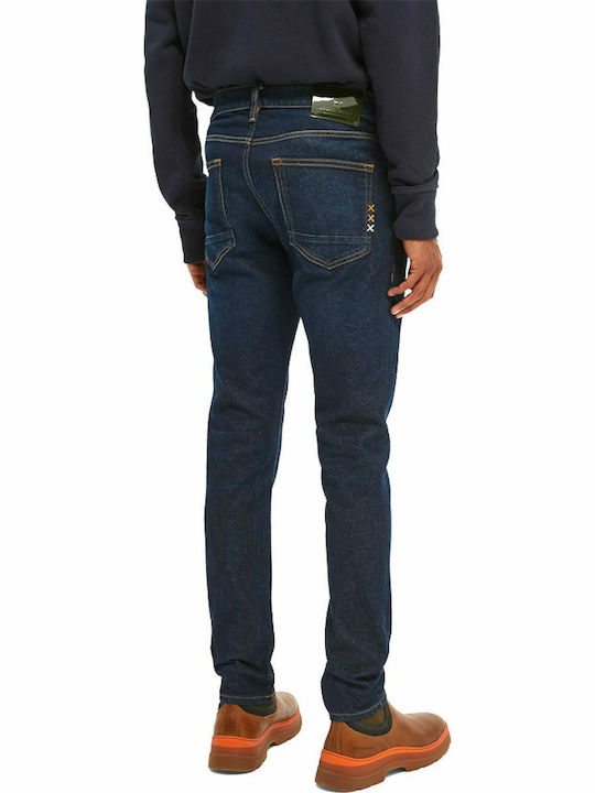 Scotch & Soda Ανδρικό Παντελόνι Τζιν σε Slim Εφαρμογή Navy Μπλε