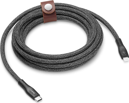 Belkin Regular USB to Lightning / Type-C / micro USB Cable Μαύρο 1m (CAC001BT1MBK)