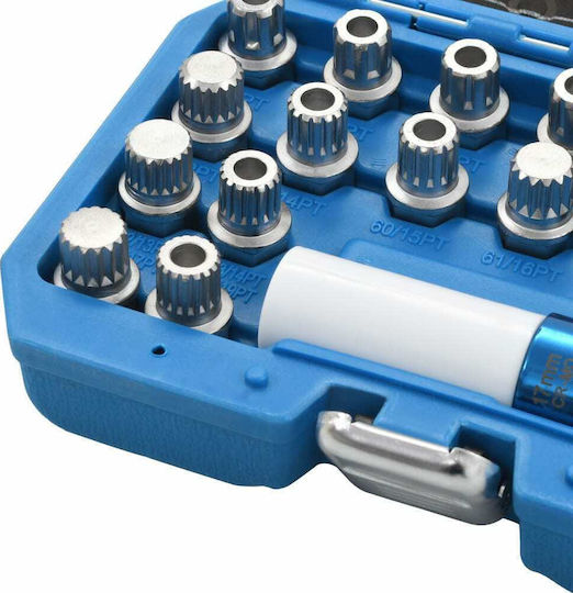 vidaXL Car Wheel Tools Set 23 Pieces