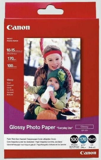 Canon GP-501 Photo Paper Everyday Use A6 (10x15) 210gr/m² for Printers Inkjet 100 Sheets