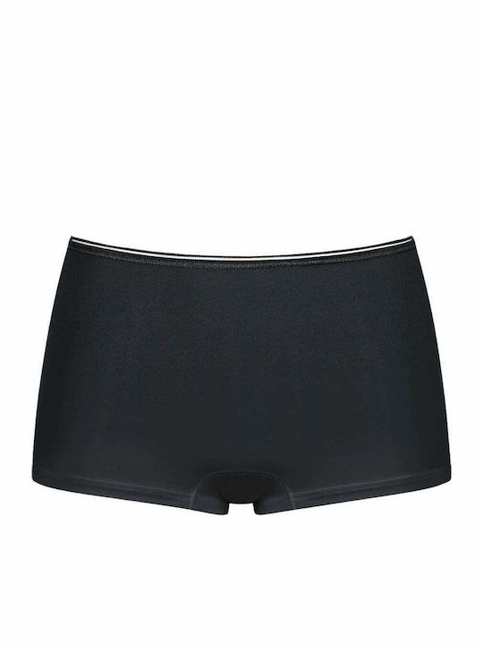 Feel Sensational Hipster High-waisted Women's Boxer Black