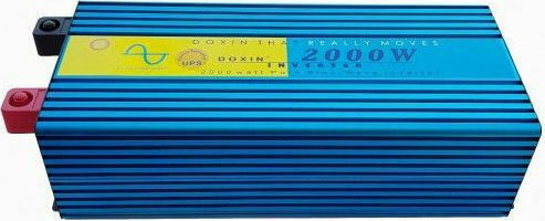 Doxin DX-2000PC Καθαρού Ημιτόνου Inverter Ισχύος 2000W με Τάση Εισόδου 12V (Μονοφασικό)