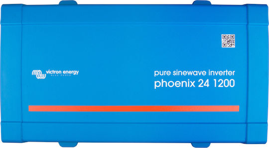 Victron Energy Phoenix VE.Direct Schuko 24/1200 PIN242120200 Pure Sine Wave Power Inverter with 24V Input Voltage Single Phase PIN242120200