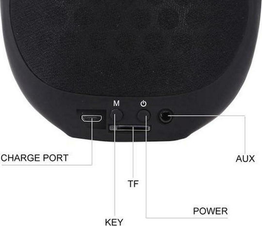 Aerobull Nano Boxă Bluetooth 10W cu Durată de Baterie până la 8 ore Negru