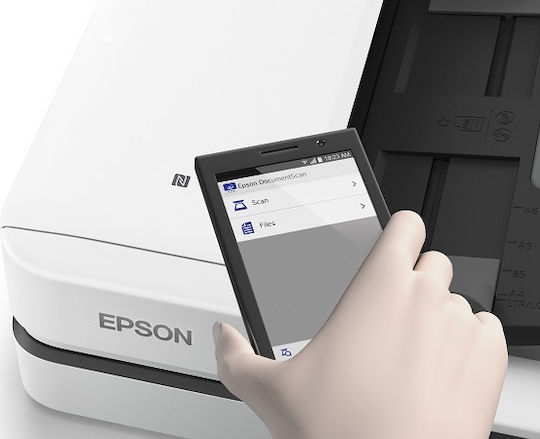 Epson WorkForce DS-1660W Platou (Flatbed) Scaner A4 cu WiFi