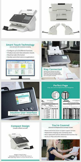 Kodak Alaris S2060w Sheetfed (Τροφοδότη χαρτιού) Scanner A4 με WiFi