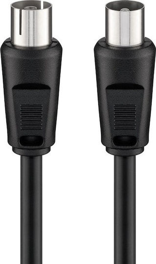Adeleq Antenna Cable Coax male - Coax female Black 5m (9-51) 1pcs