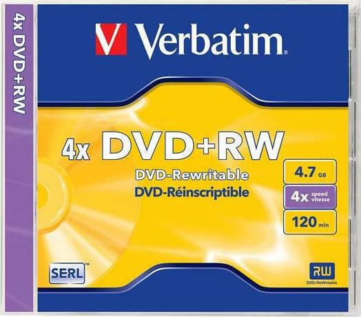 Verbatim Επανεγγράψιμα DVD+RW 4x 4.7GB 5τμχ