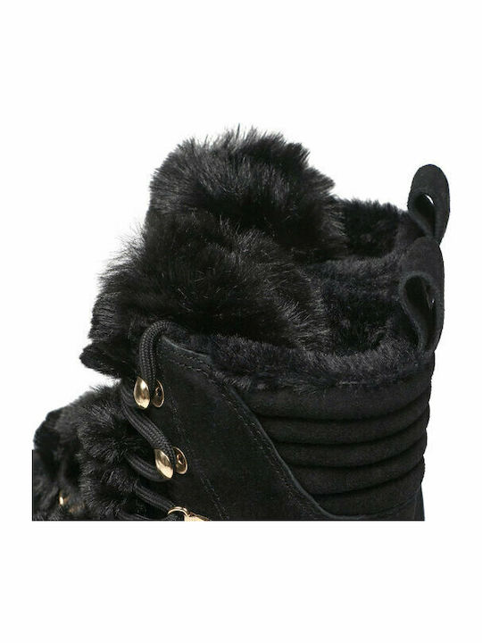 Ciara Suede Women's Ankle Boots Black
