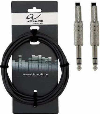 Alpha Audio Basic Line Cable 6.3mm male - 6.3mm male 3m (190.025)