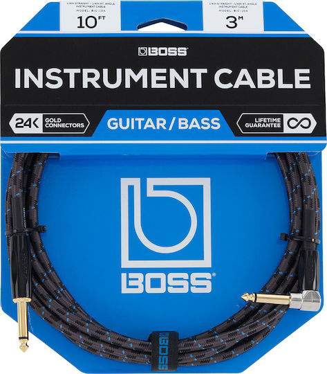Boss Cable 6.3mm male - 6.3mm male 3m (BIC-10A)