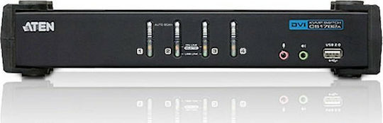 Aten 4-Port USB DVI/Audio KVMP