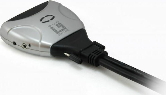 Level One 2-Port USB DVI KVM Switch with Audio