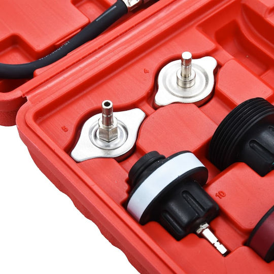 vidaXL Car Air Condition Tool Set 14 Pieces for Jeep Suzuki Fiat Saab Chrysler Honda Audi Peugeot Ford Bmw Universal Mazda Toyota Porsche