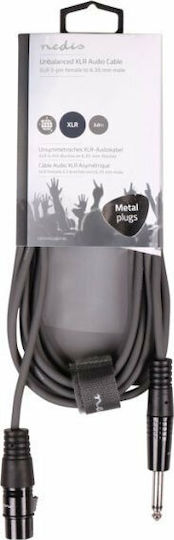 Nedis Cable XLR male - XLR female Γκρι 3m COTH15010GY30