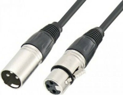 XLR male to XLR female 1.5m Cable