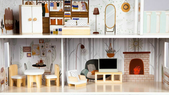 Ecotoys Emma Ξύλινο Κουκλόσπιτο