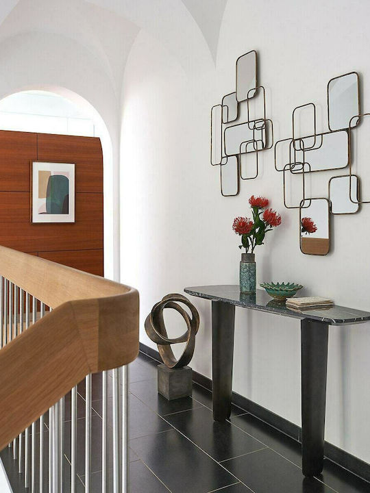 Dolmena Console Table Μαύρη L111xW40xH75cm