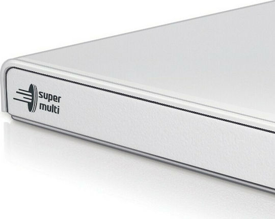 Hitachi-LG Data Storage GP57 External DVD/CD Recorder for Desktop / Laptop White