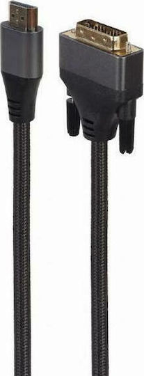 Gembird 1.8m DVI-D male to HDMI male Cable Black (CC-HDMI-DVI-4K-6)
