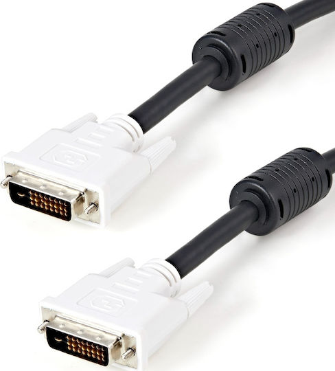 StarTech 2m DVI-D male to DVI-D male Cable Black (DVIDDMM2M)