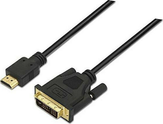 Gembird 1.8m DVI-D male to HDMI male Cable Black ()